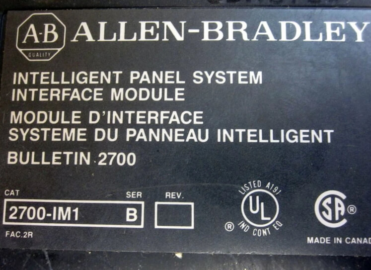 Allen Bradley 2700-IM1